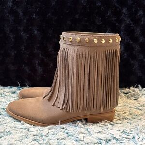 Michael kors tassel ankle boot